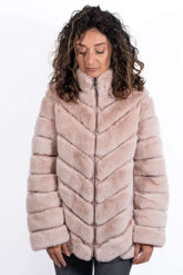 Women's chinchilla coat Lorraine